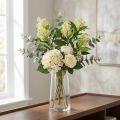 Artificial Flowers Cream Skimmia japonica Skimmie 45cm 2pcs | Floristik24.co.uk