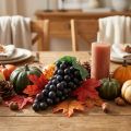 Decorative Black Grapevine 22cm Realistic Artificial Fruit Autumn Decoration Shop Window Restaurant | Floristik24.co.uk
