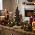 Christmas decoration Christmas tree wood metal table decoration H27cm | Floristik24.co.uk