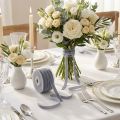 Decorative ribbon velvet ribbon gift ribbon velvet grey 10mm 20m | Floristik24.co.uk