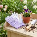 Kixx garden gloves size 7 white, lilac | Floristik24.co.uk