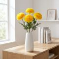 Dahlia Artificial Decoration Flowers Yellow Blossom L64cm 3 pcs | Floristik24.co.uk
