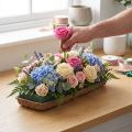 Oasis Biolit base for 2 floral foam bricks 48×13×2cm 7 pcs | Floristik24.co.uk