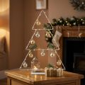 Christmas tree metal white for placing and decorating 41cm | Floristik24.co.uk
