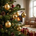 Christmas ball glass Ø6cm gold mix 24 pcs | Floristik24.co.uk