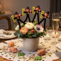 Chimney sweep flower stake decoration, New Year's Eve lucky charm, 17cm, 24 pieces | Floristik24.co.uk