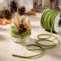 Wick thread wool cord felt cord moss green 3mm 100m | Floristik24.co.uk