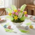Feathers for crafting in light green feather decoration 5–10cm 20g | Floristik24.co.uk