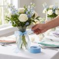 Organza ribbon in blue 40mm 50m | Floristik24.co.uk
