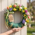 Roman wrapping tape, non-woven, 6cm wide, green, for floristry, 75m | Floristik24.co.uk