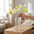 Artificial poppy decoration for living rooms and offices, 95cm | Floristik24.co.uk
