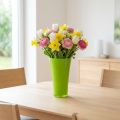 Vase “Fizzy” Ø14.6cm H21cm apple green 1 pc | Floristik24.co.uk