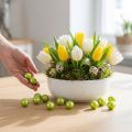 Decorative Beads Ø2cm Apple Green 12 pcs | Floristik24.co.uk