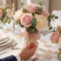 Lace ribbon wedding ribbon ribbon lace old pink 20mm 20m | Floristik24.co.uk