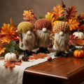 Set of 3 Gnome Figurines with Beards and Textured Hats, 10cm, Felt and Plastic | Floristik24.co.uk