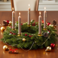 Metal Candle Rings Number Set for Advent Wreath, Gold, 3cm, Set of 4 | Floristik24.co.uk