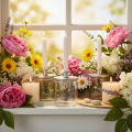 Transparent Glass Cylinder Vase 10cm Height, Set of 3 | Floristik24.co.uk