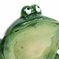 Floristik24 Decorative frog artificial stone green 9cm H5.8cm