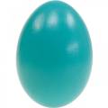 Floristik24 Goose eggs turquoise blown eggs Easter decoration 12pcs
