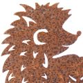 Hedgehog Garden Stake with