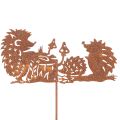 Hedgehog Garden Stake with