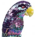 Floristik24 Garden plug parrot purple 16cm