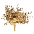 Floristik24 Artificial Eucalyptus Gold Decorative Spray for Table Decoration 24cm