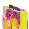 Floristik24 Gift bag floral motif 25cm x 34.5cm 1pc