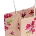 Floristik24 Gift bags with flowers 20cm x 11cm x 25cm 6pcs