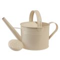 Floristik24 Watering can cream white for decorating and planting metal can H26cm 5L