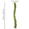 Artificial Cypress Garland with Pine Cones 180 cm for Table and Door  

```html
<h2>Artificial Cypress Garland with Pine Cones</h2>
<p>
This artificial cypress garland is 180 cm long and features a natural green colour with detailed pine cones for a reali | Floristik24.co.uk