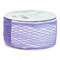 Floristik24 Mesh tape, grid tape, decorative tape, purple, wire-reinforced, 50mm, 10m