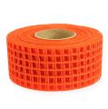 Floristik24 Grid tape 4.5cm x 10m orange