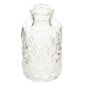 Floristik24 ProductName  
Set of 6 Mini Glass Vases with Diamond Pattern – Clear 9cm  

/ProductName  

ProductDescription  
<h2>Clear Mini Glass Vases for Home and Table Decoration</h2>  
<p>These mini glass vases with a diamond-patterned surface provide a stylish a