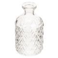 Floristik24 ProductName
Small Clear Glass Vase with Diamond Pattern – Set of 6, 13cm  

ProductDescription
<div>
  <h2>Small Clear Glass Vase with Diamond Pattern for Home Decor</h2>
  <p>
    This small glass vase features a beautiful diamond pattern that adds textu