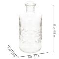 ProductName  
Set of 6 Clear Glass Cylindrical Decorative Vases with Pattern – 15cm  

ProductDescription  

<h2>Set of Clear Decorative Glass Vases for Stylish Home Decoration</h2>  

<p>These clear cylindrical glass vases with intricate patterns are a v | Floristik24.co.uk