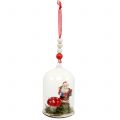 Floristik24 Christmas decoration glass bell for hanging 10cm
