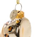 Glass Shoe Ornaments with