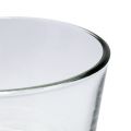 Floristik24 Glass pot Ø10cm clear 12pcs