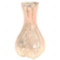 Floristik24 Glass Vase Farmer&#39;s Silver Pink H11cm 6pcs