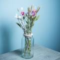 Floristik24 Glass vase with lid, decorative vase, perforated lid, arrange flowers