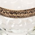 Set of 4 Clear Glass Tealight