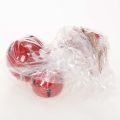 Set of 3 Red Metal Bells with