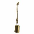 Floristik24 Cowbell to hang brass colored metal Ø7cm H12.5cm