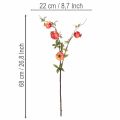 Artificial Pomegranate Branch, 68 cm, Red Fruit for Table Decoration | Floristik24.co.uk