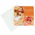 Floristik24 Gift Card Rose Orange + Cover 1p