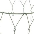 Floristik24 Hanging decoration metal decorative ring with 12 hooks gray Ø38cm H14cm
