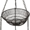 Floristik24 Hanging basket 3 tiers wire basket for hanging Ø30.5cm H100cm