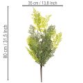 Artificial Fern Stem for Vases 80cm Green

```html
<h2>Artificial Fern Stem for Home Decoration</h2>

<p>
This artificial fern stem is a versatile decorative piece designed to complement any indoor setting. Measuring 80cm in length, it features a beautifu | Floristik24.co.uk