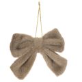 Plush Hanging Bows with Loop,